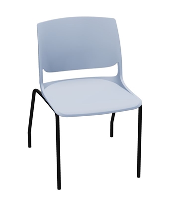 Picture of Global Rebound R5NPPG Stacking Polypropylene Armless Chair