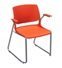 Picture of Global Rebound R6APP Sled Base Stacking Armchair with Chrome Frame