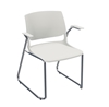 Picture of Global Rebound R6APP Sled Base Stacking Armchair with Chrome Frame