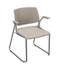 Picture of Global Rebound R6APP Sled Base Stacking Armchair with Chrome Frame