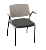 Picture of Global Rebound R5APUG Stacking Armchair with Upholstered Seat