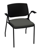 Picture of Global Rebound R5APUG Stacking Armchair with Upholstered Seat