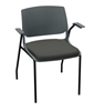 Picture of Global Rebound R5APUG Stacking Armchair with Upholstered Seat
