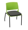 Picture of Global Rebound R5NPUG Stacking Armless Chair with Upholstered Seat