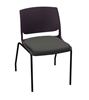 Picture of Global Rebound R5NPUG Stacking Armless Chair with Upholstered Seat