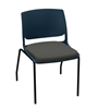 Picture of Global Rebound R5NPUG Stacking Armless Chair with Upholstered Seat