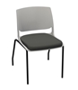 Picture of Global Rebound R5NPUG Stacking Armless Chair with Upholstered Seat