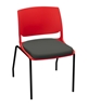 Picture of Global Rebound R5NPUG Stacking Armless Chair with Upholstered Seat