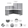 Picture of OIH L Shaped Workstation