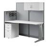 Picture of OIH002 Straight Workstation w/ Storage & Accessory Kit