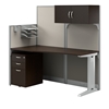 Picture of OIH002 Straight Workstation w/ Storage & Accessory Kit