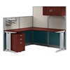 Picture of OIH004 L Workstation w/ Storage & Accessory Kit