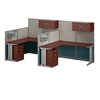 Picture of OIAH008 2 Person L Workstation with Storage