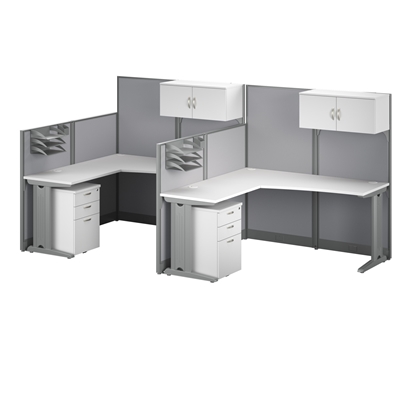Picture of OIAH008 2 Person L Workstation with Storage