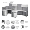 Picture of OIAH008 2 Person L Workstation with Storage