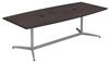 Picture of P/N 99TBM96 8' Boat Shaped Conference Table with Metal Base