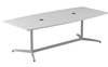 Picture of P/N 99TBM96 8' Boat Shaped Conference Table with Metal Base