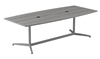 Picture of P/N 99TBM96 8' Boat Shaped Conference Table with Metal Base