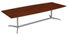 Picture of P/N 99TBM96 8' Boat Shaped Conference Table with Metal Base