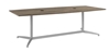 Picture of P/N 99TBM96 8' Boat Shaped Conference Table with Metal Base