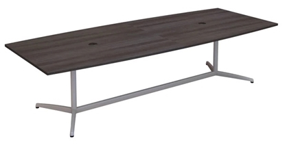 Picture of P/N 99TBM120 10' Boat Shaped Conference Table with Metal Base