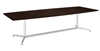 Picture of P/N 99TBM120 10' Boat Shaped Conference Table with Metal Base