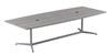Picture of P/N 99TBM120 10' Boat Shaped Conference Table with Metal Base