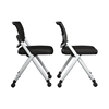 Picture of BBF Envision CH4002 Mesh Back Folding Chairs - Set of 2 in Black Mesh