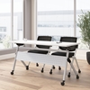 Picture of BBF Envision NVS003 60W Folding Training Table and 2 Folding Chairs