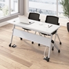 Picture of BBF Envision NVS007 60W Folding Training Table with Powered Grommets and 2 Chairs