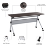 Picture of BBF Envision NVW160 60W Folding Training Table