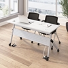 Picture of BBF Envision NVS005 60W Training Table with Powered Grommets and 2 Chairs with Arms