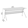 Picture of BBS Envision NVS010 72W Folding Training Table with Powered Grommets