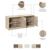 Picture of Vista VSS160 Low Storage Cabinet with Doors and Shelves