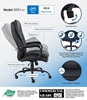 Picture of Boss B991-CP Heavy Duty Double Plush Caressoftplus Vinyl Chair